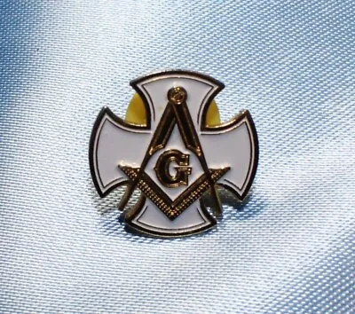 Vintage Masonic MASONS Tie Tack Lapel Pin .75  • $9.99