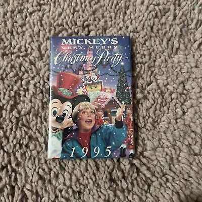Mickey's Very Merry Christmas 1995 Party Button Pin • $10