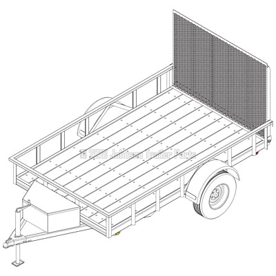 $24.99 • Buy 6′ X 10′ Utility Trailer Plans – 3,500 Lb Capacity | Trailer Blueprints