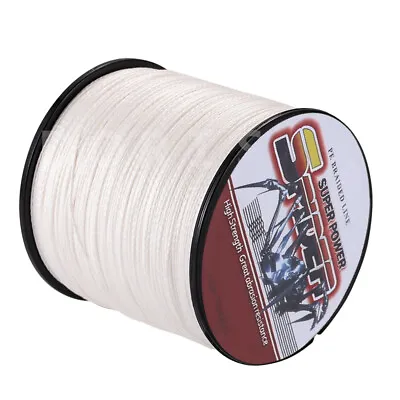 100M-2000M White 6LB-300LB Power PE Dynema Braid Fishing Line Spider Braid Threa • $9.79