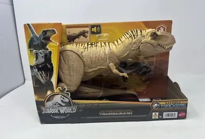 Jurassic World Tyrannosaurus T Rex Dinosaur Toy With Sound Hunt Chomp Action ... • $22