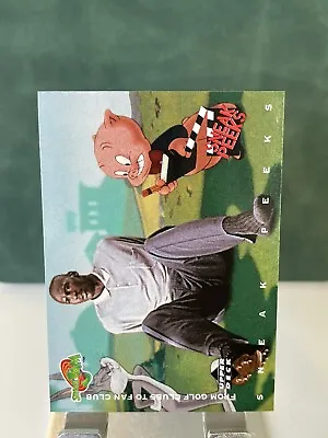 Michael Jordan (Space Jam) 1996 Upper Deck Card #52 From Golf Clubs To Fan • $15