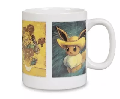 In Hand Pokemon Center Van Gogh Museum Coffee Mug Eevee Pikachu Sold Out • $47.79