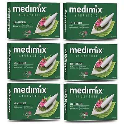 Medimix Soap Green/Sandal Ayurvedic Neem Soap: 1p 2p 6p 12p 20p 40p 60p Bulk • $6.52