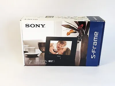 Sony S-Frame 7  Digital Photo Frame (DPF-D72N) - Black - New In Open Box • $44.99