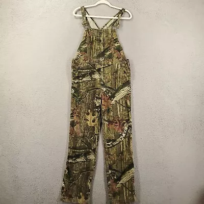 Mossy Oak Infinity Camo Overall Bibs Youth XL 14 16 Hunting Breakup Camoflauge • $19.84