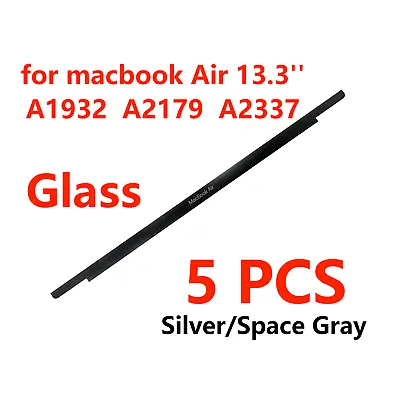 5pc Gray For MacBook Air 13.3'' A1932 A2179 A2337 Front Glass Bezel Logo Strips • $35.59