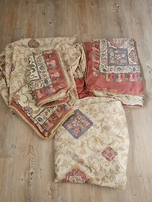 DORMA VINTAGE V & A KALAMKARI SINGLE DUVET Cover  SET Sheet Pillow Cases • £43.49