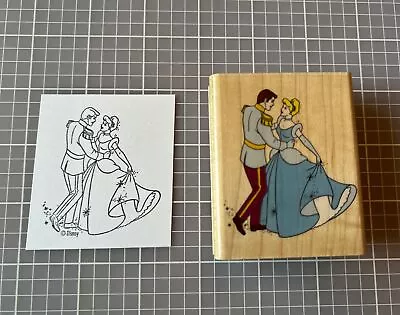 Cinderella Magic Dance A1224E Rubber Stamp Stampede Ball Princess Prince Love • $12.99