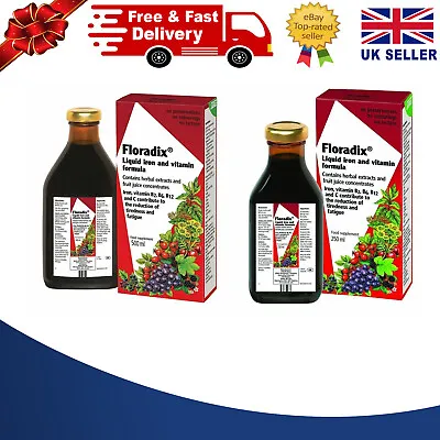 £19.99 • Buy Floradix Liquid Iron And Vitamin Formula Contains Gluten 250ml, 500ml