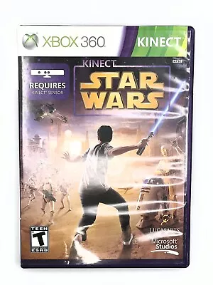 Kinect Star Wars Video Game For Xbox 360 | Complete CIB | TESTED AND WORKING  • $5.62