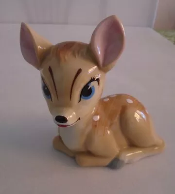 Vintage Wade Disney Blow Up Porcelain Bambi Figurine • £40