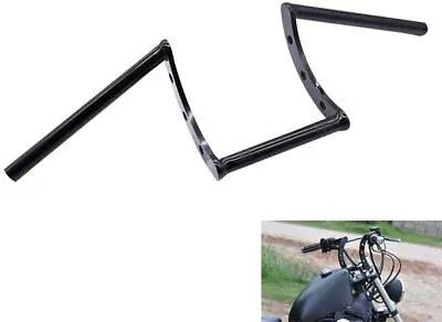 Universal 1  Z Bar Drag Bars Handlebar For Harley Fatboy Softail Chopper Bobber • $53.36