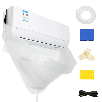 $22.99 • Buy Air Conditioning Cleaning Bag Dust Protector Air Conditioner Washing Cover Home