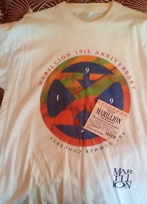 Marillion Concert Ticket & 10th Anniversary T Shirt • £50