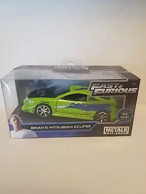 Jada Brian's  Mitsubishi Eclipse Green  Fast & Furious  1/32 Diecast  • $14.99