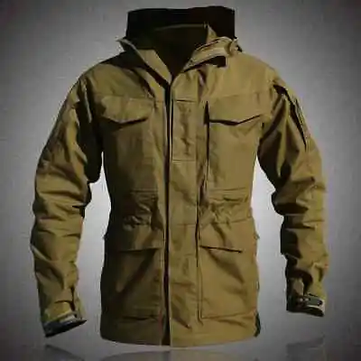 M65 Army Casual Tactical Jacket Outdoor Windbreaker Mens Hooded Military Coat • $58