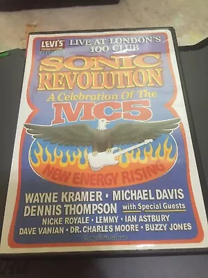 The MC5 Sonic Revolution A Celebration Of The MC5 DVD 2004 With Insert • $8.98