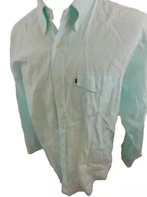 Brooks Brothers Size L Large Light Green Button Down Original Polo Shirt • $23.27