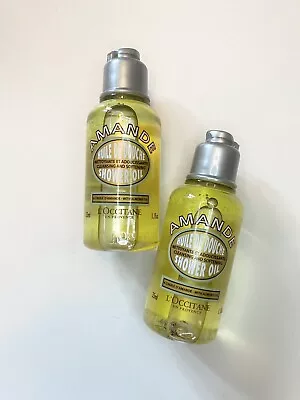 2 X L'Occitane Amande Almond Oil Shower Gel Mini 35ml Brand New ✨ • £6.99