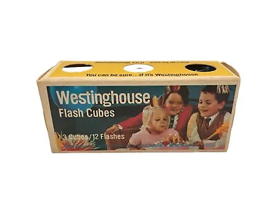 $4.49 • Buy Westinghouse Camera Flash Cubes Vintage 1 Pack Of 3 Bulbs Made In USA