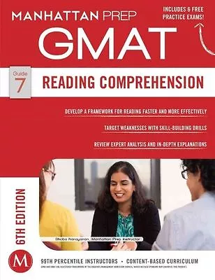 Reading Comprehension GMAT Strategy Guide- Paperback 1941234062 Manhattan Prep • £3.58