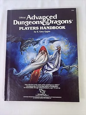 Official Advanced Dungeons And Dragons Players Handbook- 1980 6th Printing TSR  • $89.95