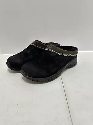 Merrell Womens 6 Encore Chill Stitch Clogs Mule Slip On Casual Black • $28.17