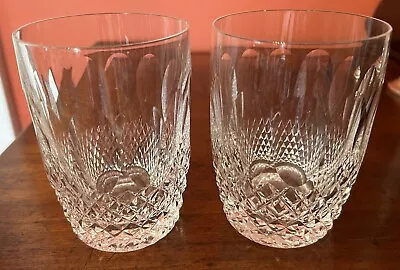 Set Of 2 (TWO) COLLEEN By Waterford Crystal DOUBLE OLD FASHIONED Glasses 4.5  • $120