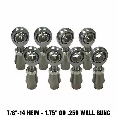 $254.98 • Buy 7/8  Chromoly Heim Joint 1.75 OD .250 Wall Bung 4 Link Rod End Fabrication Kit