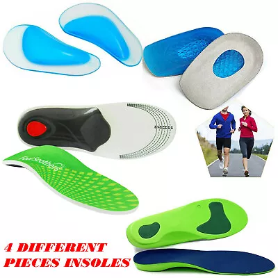 Orthotic Pro Insoles Arch Support Heel Cushion Plantar Fasciitis Orthopedic UK • £2.89