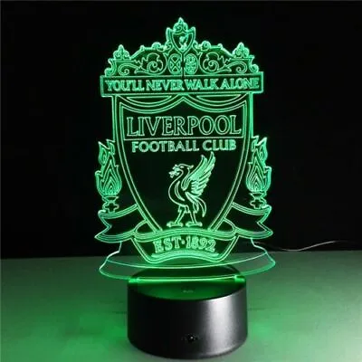 $31.20 • Buy Liverpool FC LED Night Light Soccer Football Fan Table Lamp Creative Home Decor