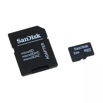 Memory Card SanDisk SD 2GB For Panasonic Lumix DMC-FZ45 • £6.83