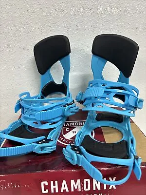 Chamonix Voza Women's Snow Snowboard Bindings Teal Blue Small 5-8 #5B2 • $150