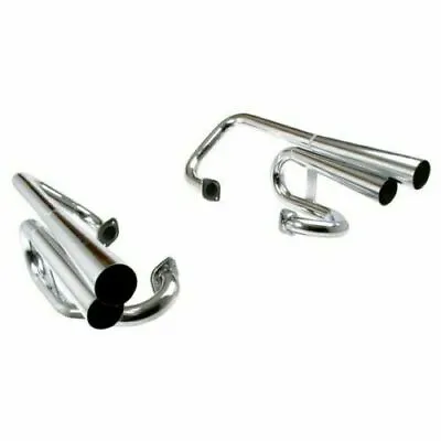 $369.95 • Buy Empi 18-1047 Stainless Steel Mega Dual Exhaust Bugpack Vw Dune Buggy Rail Engine