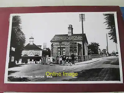 Photo Railway Repo View Of Hatch End Station Buildings C1905 • £2