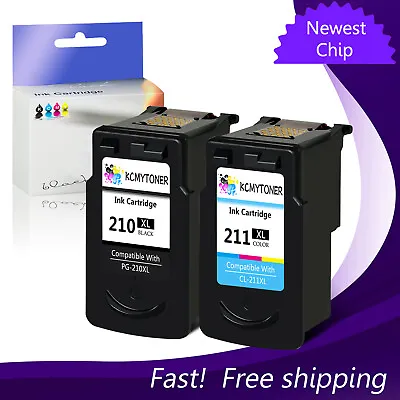 Generic Ink Cartridge PG-210XL CL-211XL FOR Canon MP480 MP490 MP495 MX410 MX360 • $15.98