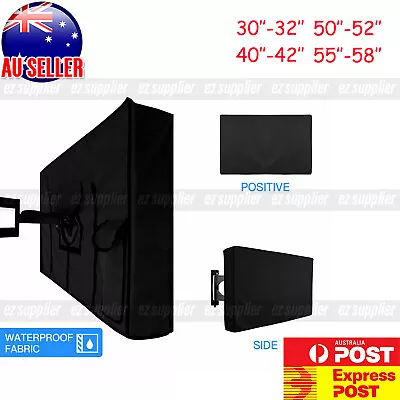 $22.55 • Buy 30-58 Inch Dustproof Waterproof TV Cover Outdoor Flat Television Protector HOT