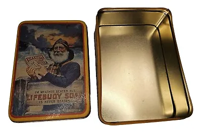 LIFEBUOY SOAP Tin Container Vintage Reproduction Bristol Ware Empty • $15