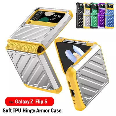$15.66 • Buy For Samsung Galaxy Z Flip5 Flip4 Flip3 Armor ShockProof Hinge Bumper Case Cover