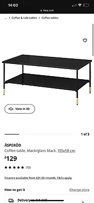 Ikea Asperod Coffee Table. 2 Weeks Old  • £85