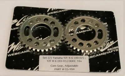 Set Adjustable Camshaft Wheels For Yamaha YZF-R6 `99-`04 • £109.72