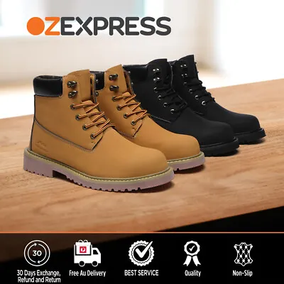 TARRAMARRA® Work Safety Boots Men Steel Toe Cap Safety Ankle Lace Up Boots Jaden • $63.70