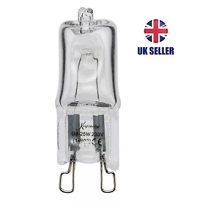 230V G9 28W Tungsten Halogen Energy Saver Lamp (Replaces 40W) Warm White 2900K • £2.49