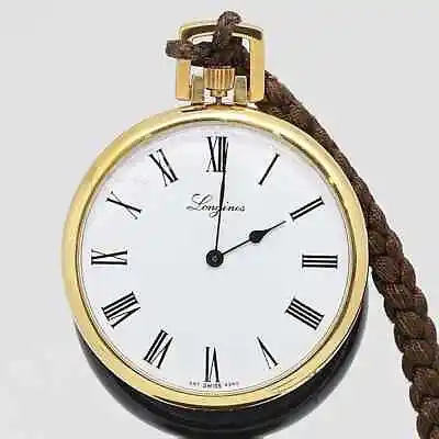 JUNK Longines Pocket Watch Vintage Mechanical Manual Open Face Swiss • $326.46