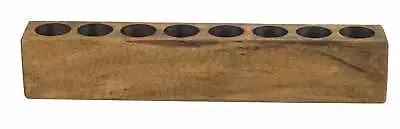 Distressed Maple Stain 8 Hole Sugar Mold Candle Holder • $47.43