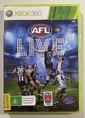 AFL Live Microsoft Xbox 360 Game  PAL - Complete • $14.95