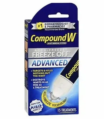 $14.99 • Buy Compound W Freeze Off Advanced Wart Remover With Accu-Freeze Multicolor 1 Count