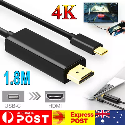 $11.97 • Buy USB C To HDMI Cable USB Type C To HDMI 4K Cord For Samsung S8 S9 S10 S20 Note 9