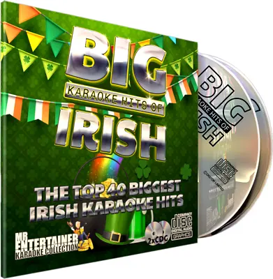 IRISH KARAOKE CDG. Mr Entertainer Big Hits Of IRISH. Double CD+G Disc Set • £12.95